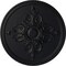 Ekena Millwork Milton Ceiling Medallion (Fits Canopies up to 7 7/8"), Hand-Painted Steel Gray, 40 5/8"OD x 1 3/4"P CM40MISGS - alternate 1